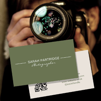 Benutzerdefinierte Fotografen Visitenkarten | Prof Visitenkarte