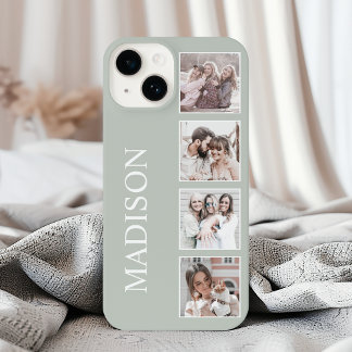 Benutzerdefinierte Fotolage Personalisierte Bildfl iPhone 16 Hülle