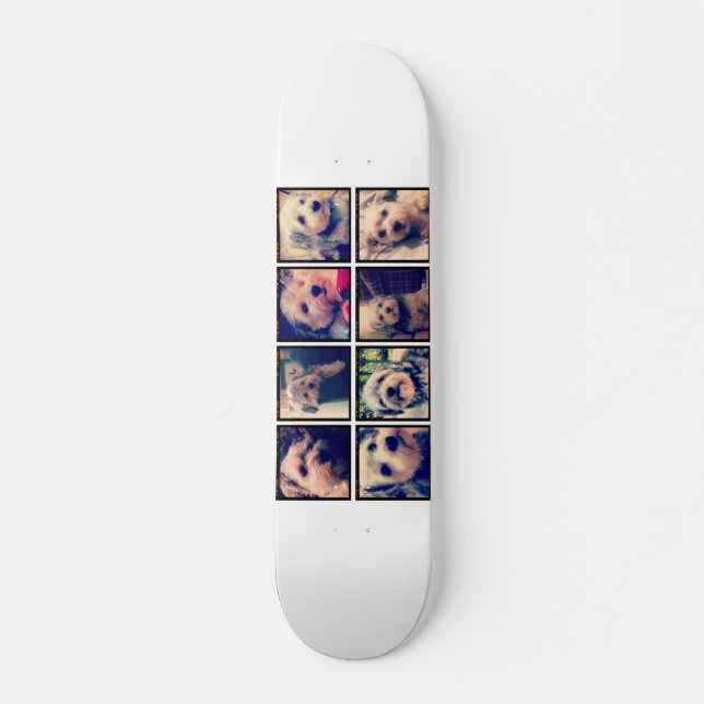 Benutzerdefinierte Fotomaterial mit quadratischen  Skateboard (Vorne)