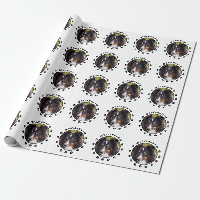 Benutzerdefinierte Fotoplatte für Begleiter mit Pa Geschenkpapier (Ungerollt)