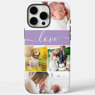 Benutzerdefinierte Fotos Erinnerungen Liebe Skript iPhone 16 Pro Max Hülle