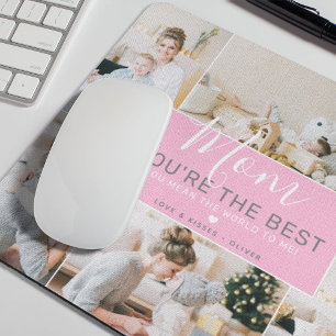 Benutzerdefinierte Fotos Mama Sie sind die beste   Mousepad