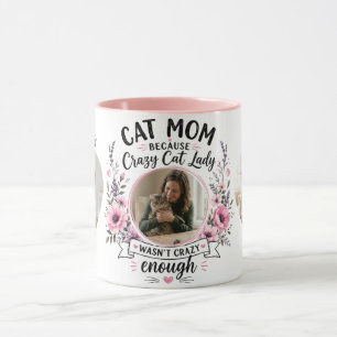 Benutzerdefinierte Fotos & Namen Katze Mama Gesche Tasse