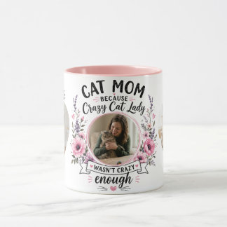 Benutzerdefinierte Fotos & Namen Katze Mama Gesche Tasse