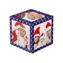 Benutzerdefinierte Fotos Santa Baby Blau Mit Schne