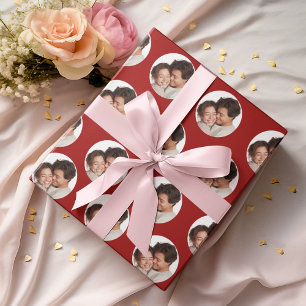 Benutzerdefinierte Fotos Valentinstag Geschenkpapi Geschenkpapier