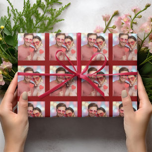 Benutzerdefinierte Fotos Valentinstag Geschenkpapi Geschenkpapier