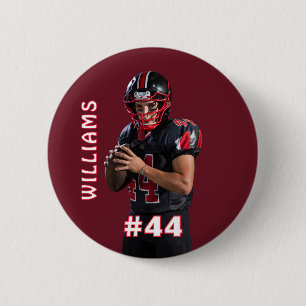 Benutzerdefinierte Fototaste für Sport / Stift Fuß Button