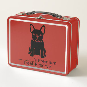 Benutzerdefinierte Frenchie-Lunchbox - Personalisi Metall Brotdose
