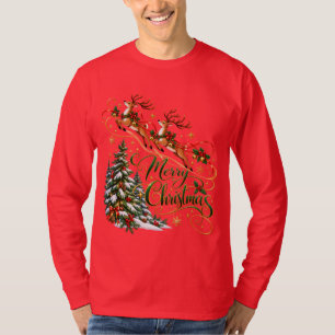 Benutzerdefinierte Frohe Weihnachten T-Shirts, Swe T-Shirt