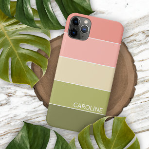 Benutzerdefinierte Frühlingsgrün Korallenrot Röte Case-Mate iPhone Hülle