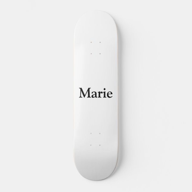 benutzerdefinierte fügen Sie den Namen personalisi Skateboard (Vorderseite)