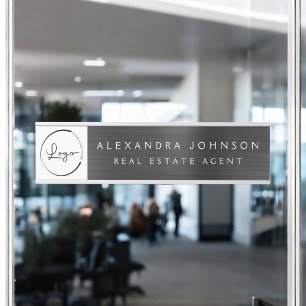 Benutzerdefinierte Führungskraft Schwarz Beruflich Türschild