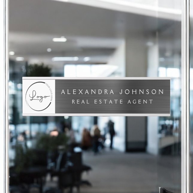 Benutzerdefinierte Führungskraft Schwarz Beruflich Türschild (Von Creator hochgeladen)