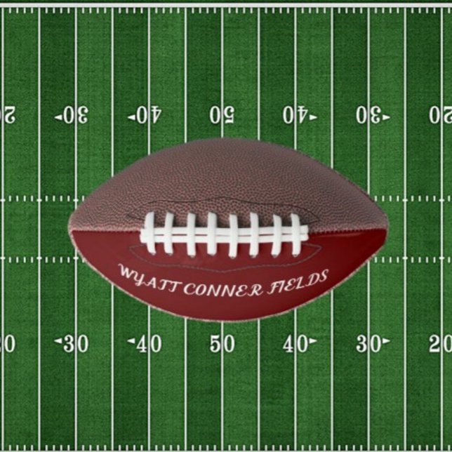 Benutzerdefinierte Fußball-Optionen für personalis Football (1 panel design)