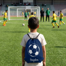 Benutzerdefinierte Fußball-Zugbandtasche Fußball N