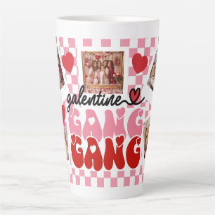 Benutzerdefinierte Galentine's Gang Fotocollage Milchtasse