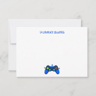 Benutzerdefinierte Gamer-Notizkarte Mitteilungskarte