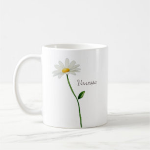 benutzerdefinierte Gänseblümchen personalisiert ch Kaffeetasse