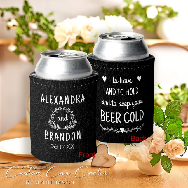 Benutzerdefinierte Gastgeschenk Hochzeit aus schwa Dosenkühler (Von Creator hochgeladen)