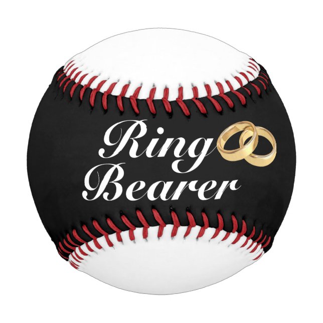 Benutzerdefinierte Gastgeschenk Hochzeit Baseball (Vorderseite)