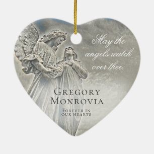 Benutzerdefinierte Gedenkengelenke Keramik Ornament