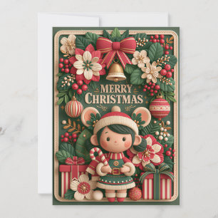 Benutzerdefinierte Geschäftskorporation Weihnachts Feiertagskarte