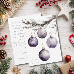 Benutzerdefinierte Geschäftskorporation Weihnachts Feiertagskarte