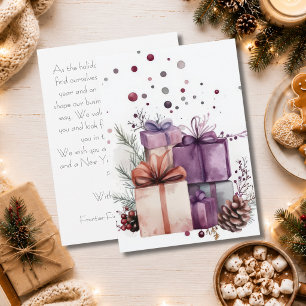 Benutzerdefinierte Geschäftskorporation Weihnachts Feiertagskarte