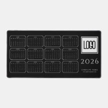 Benutzerdefinierte Geschäftslogo 2026 Schwarze Kal