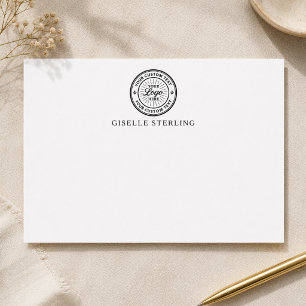 Benutzerdefinierte Geschäftslogo-Minimalist-Karte  Mitteilungskarte