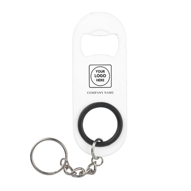 Benutzerdefinierte Geschäftslogo-Website-QR-Code-B Mini Flaschenöffner (Vorderseite)