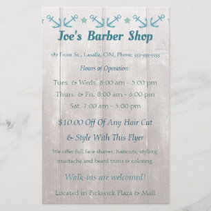 Benutzerdefinierte Geschäftsshop-Werbepromotion Flyer