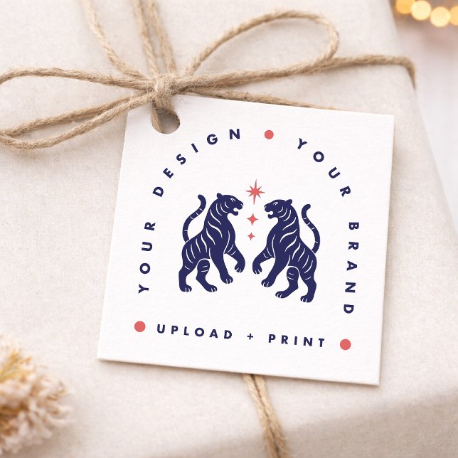 Benutzerdefinierte Geschenkanhänger | Ihr Design-U (Upload your artwork and turn this tag into gift labels, brand packaging or favor tags)
