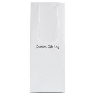 Benutzerdefinierte Geschenktasche - Klein, Glänzen Geschenktüte Für Weinflaschen