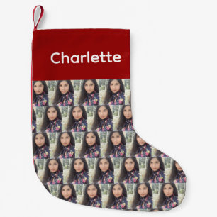 Benutzerdefinierte Gesichtsocken - Foto Sock, kund Kleiner Weihnachtsstrumpf