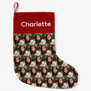 Benutzerdefinierte Gesichtsocken - Foto Sock, kund Kleiner Weihnachtsstrumpf