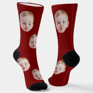 Benutzerdefinierte Gesichtssocken Geschenk Persona Socken