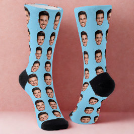 Benutzerdefinierte Gesichtssocken Socken