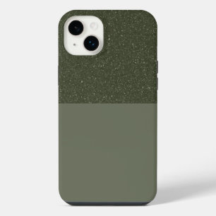 Benutzerdefinierte gesprenkelte Oberseite Moosgrün iPhone 14 Plus Hülle