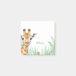 Benutzerdefinierte Giraffen-Haftnotizen, Personali Post-it Klebezettel
