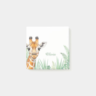 Benutzerdefinierte Giraffen-Haftnotizen, Personali Post-it Klebezettel