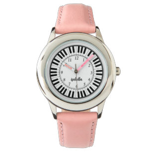 Benutzerdefinierte Girls Name Glitzer Strap Kinder Armbanduhr