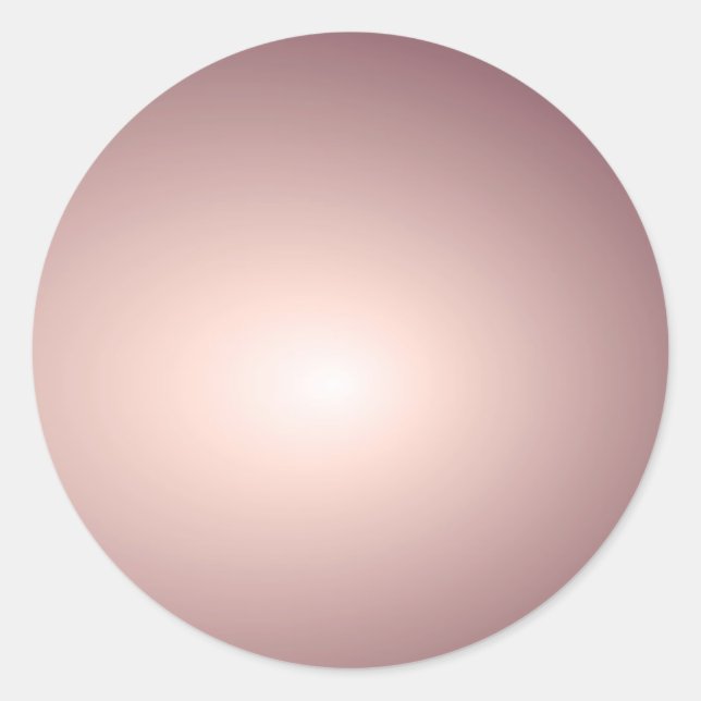 Benutzerdefinierte Gold-Blankenvorlage Rose Hinzuf Runder Aufkleber (Vorderseite)