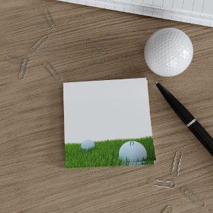 Benutzerdefinierte Golf-Monogramm-Golfer-Post-it-N Post-it Klebezettel