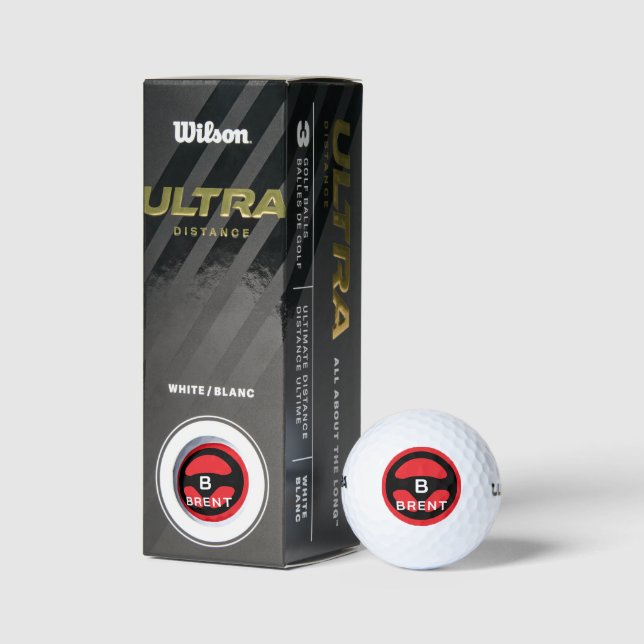 Benutzerdefinierte Golfbälle mit Auto-Lenkrad-Logo (Verpackungen)