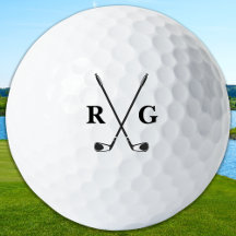Benutzerdefinierte Golfer Personalisierte 2 Monogr