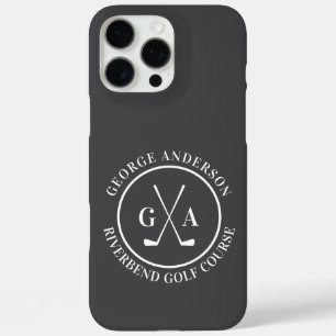 Benutzerdefinierte Golfschlägerkopfabdeckung mit p iPhone 16 Pro Max Hülle