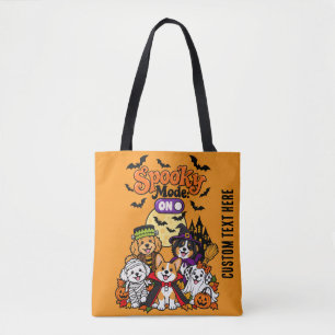 Benutzerdefinierte gruselige Halloween-Hunde umkeh Tasche