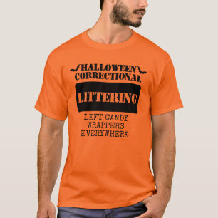 Benutzerdefinierte Halloween-Schadensgruppe T-Shirt